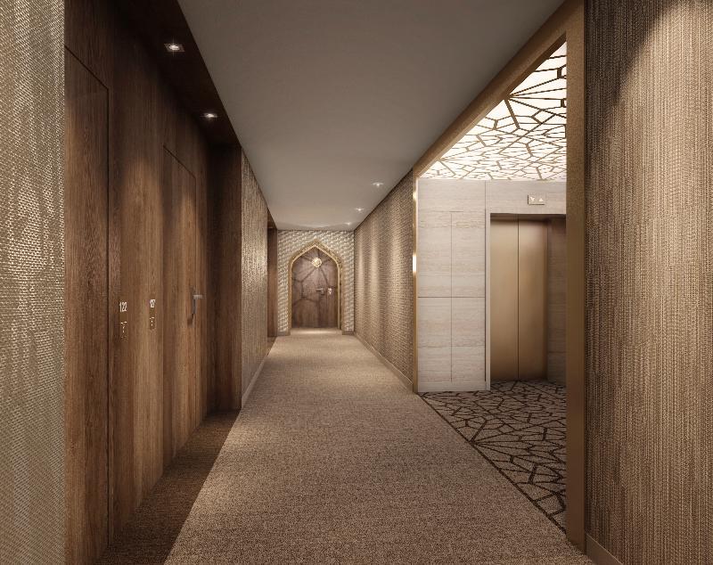 Sheraton Makkah Jabal Al Kaaba Hotel Mekka Exteriér fotografie A corridor